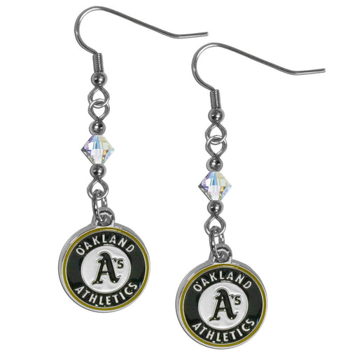 Oakland Athletics Earrings Fish Hook Post Style CO - Siskiyou
