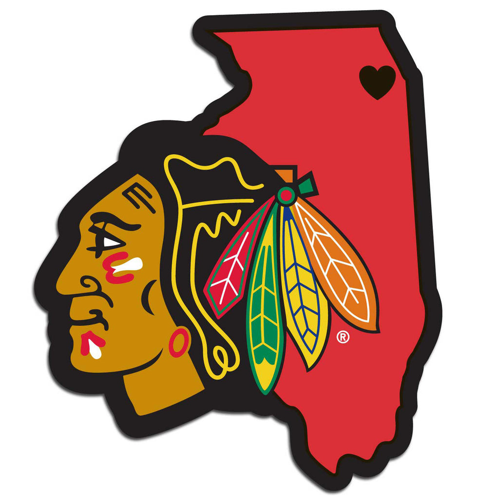 Chicago Blackhawks Decal Home State Pride Style - Siskiyou