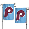 Philadelphia Phillies Flag 12x18 Garden Style 2 Sided Second Throwback Design - WinCraft