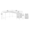 Coral Cape L-Desk Sma - Sauder