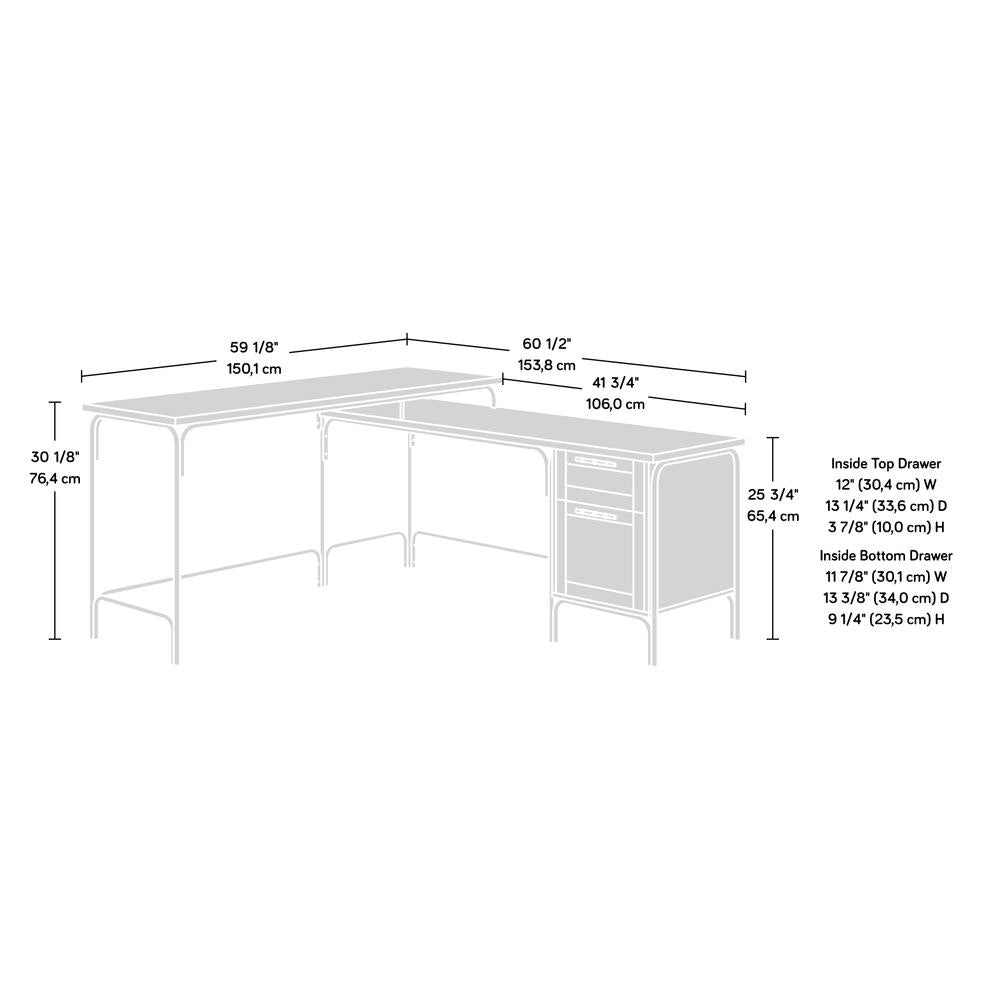 Coral Cape L-Desk Sma - Sauder