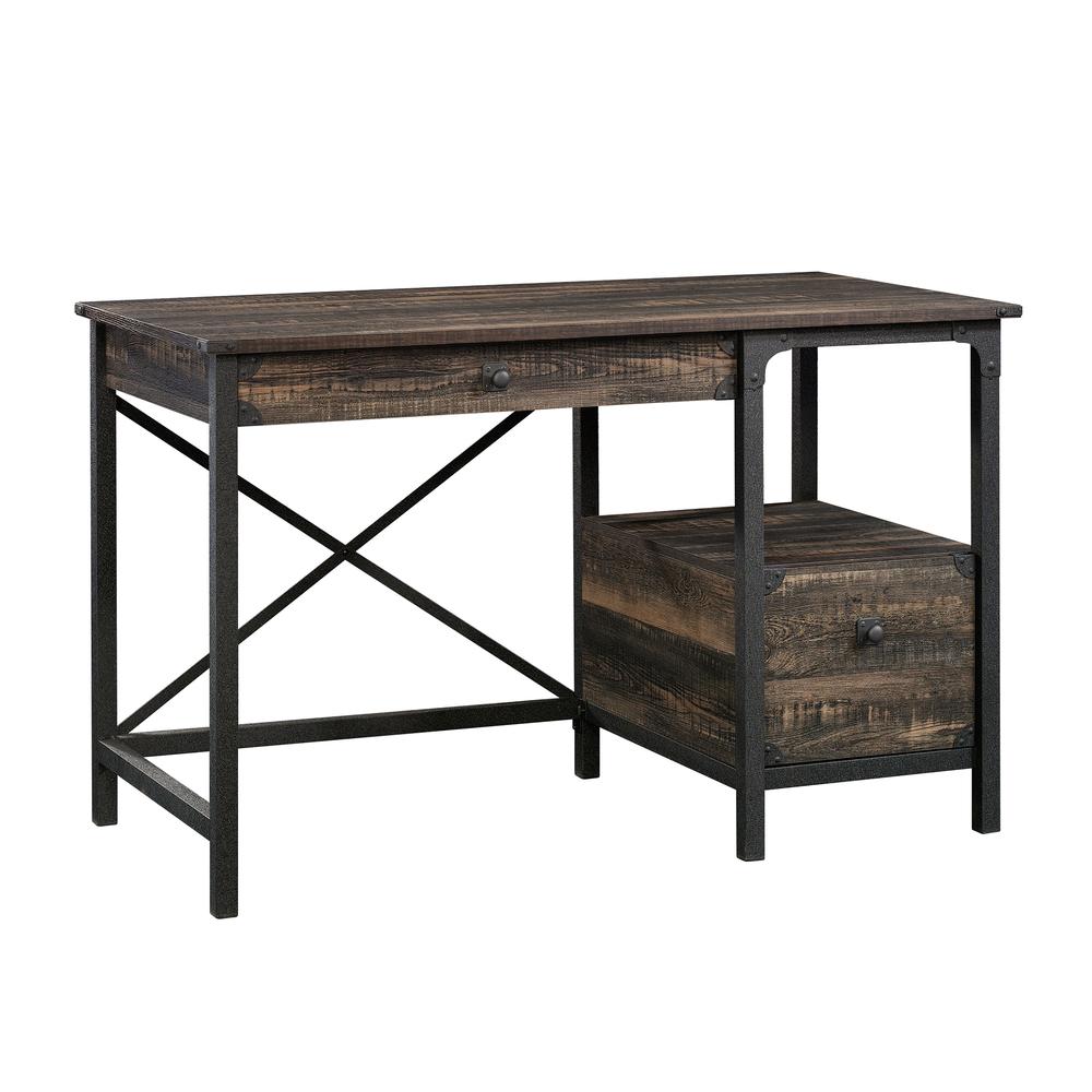 Steel River Desk, Carbon Oak - Sauder