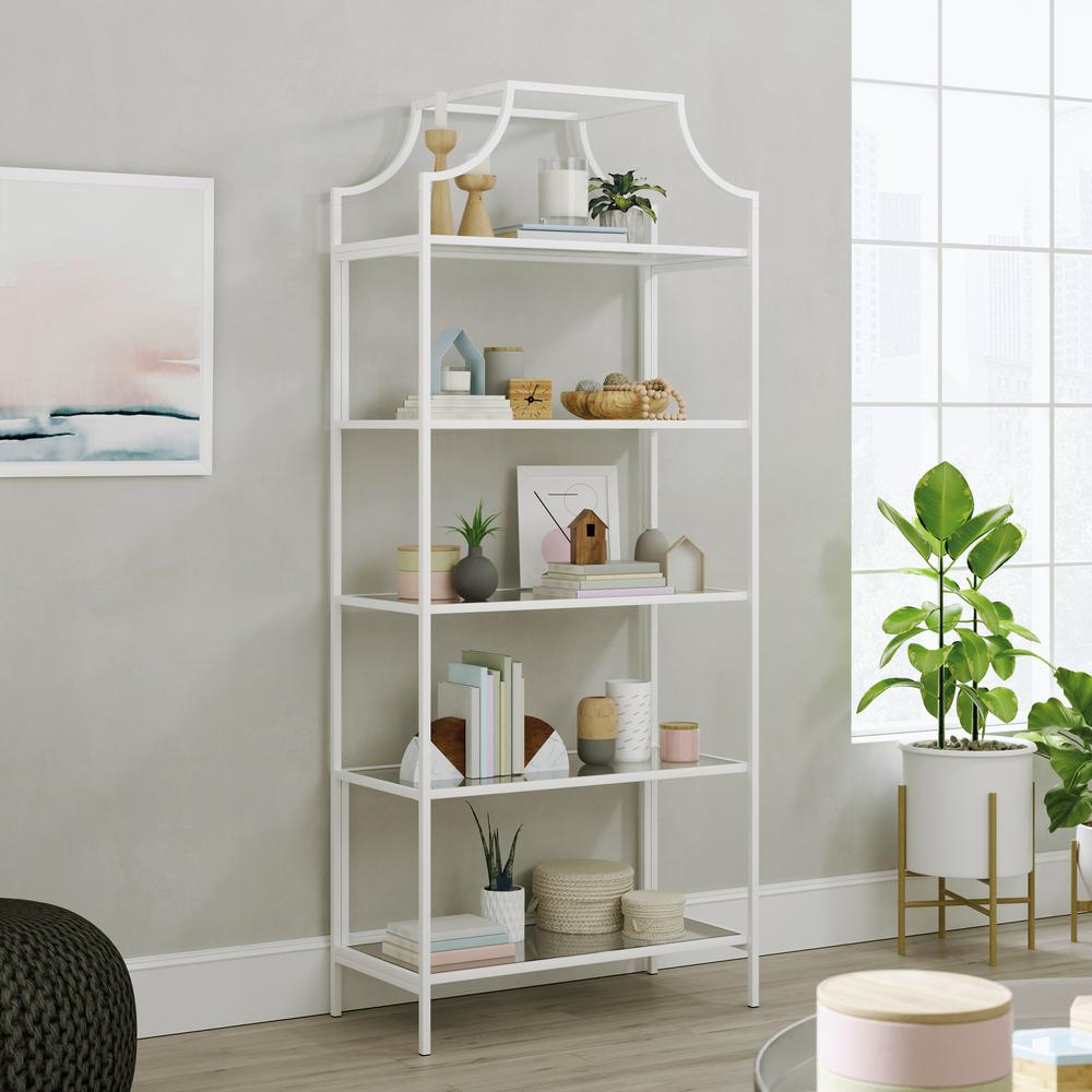 Anda Norr Bookcase White - Sauder