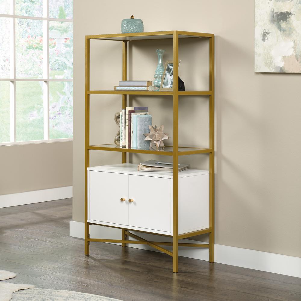 Harper Heights Bookcase W/Doors White - Sauder