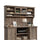 Costa Large Hutch  Washed Walnut - Sauder