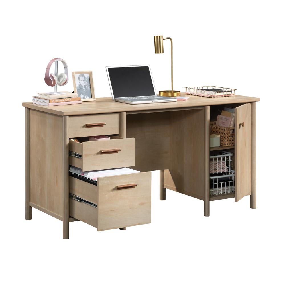 Whitaker Point 60'' Desk  Natural Maple - Sauder