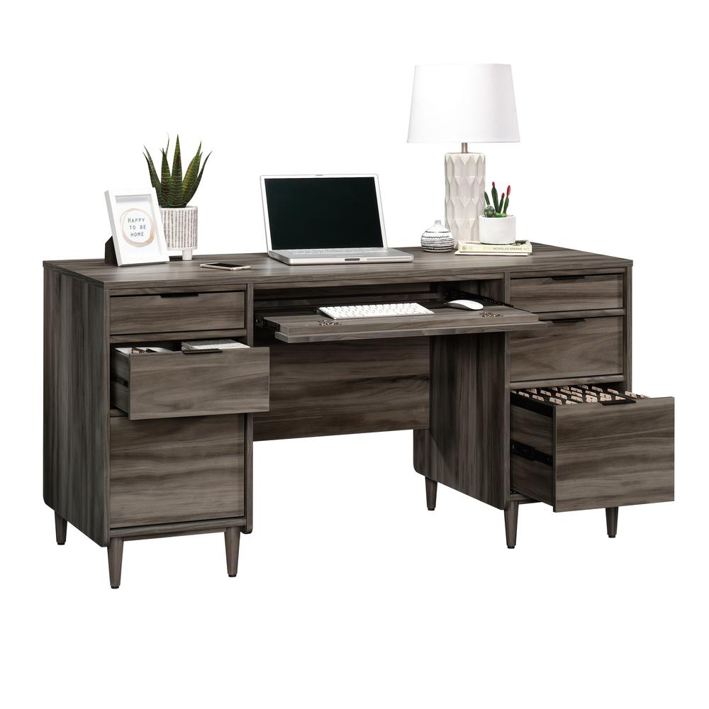 Clifford Place Executive Desk  Jet Acacia - Sauder