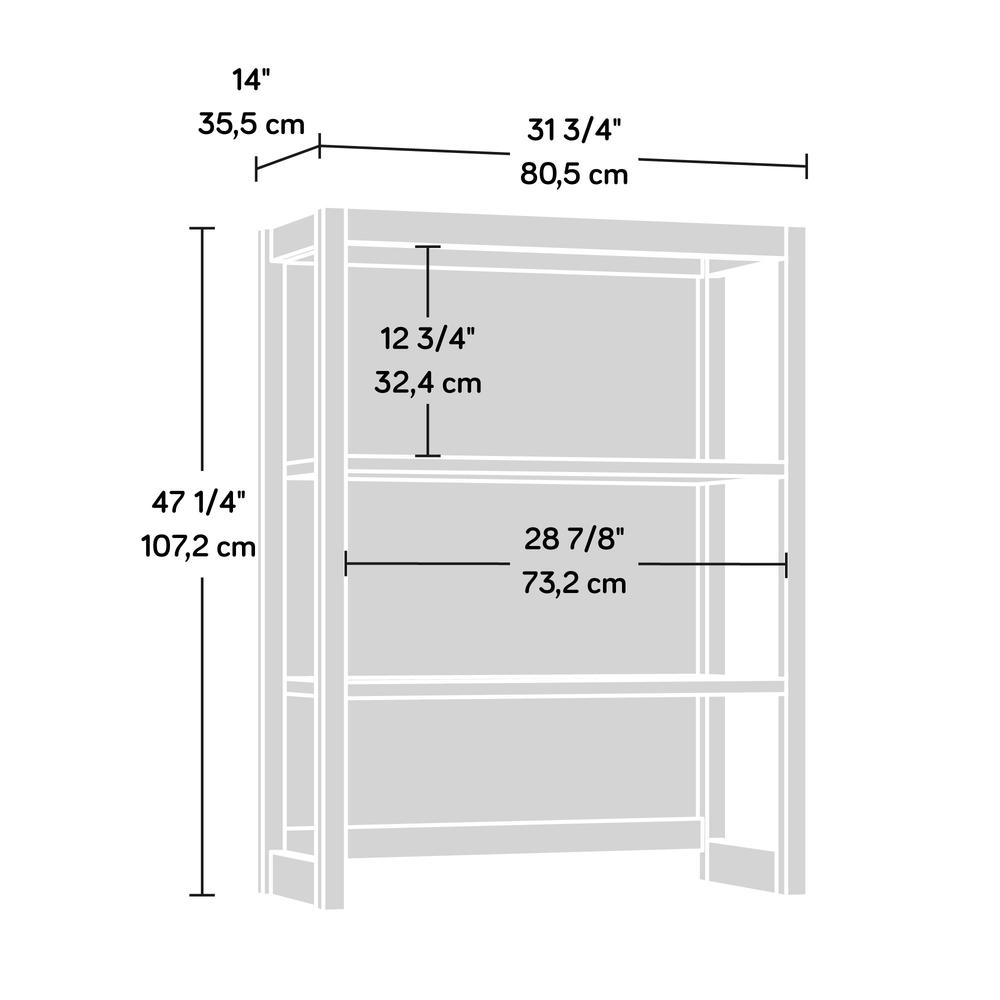 Cannery Bridge Utility Hutch  Sindoori Mango - Sauder