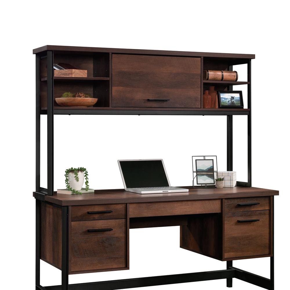 Briarbrook Computer Desk Hutch Barrel Oak - Sauder