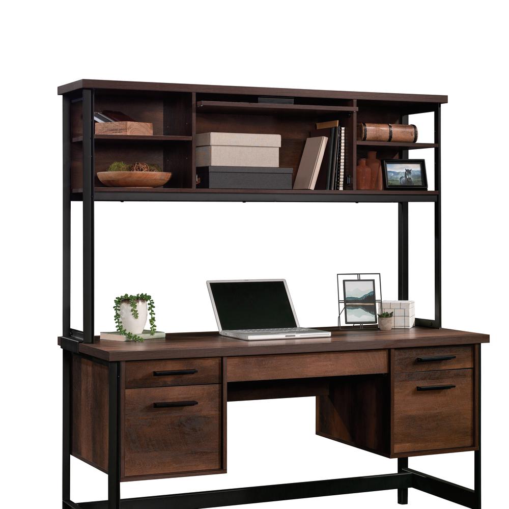 Briarbrook Computer Desk Hutch Barrel Oak - Sauder