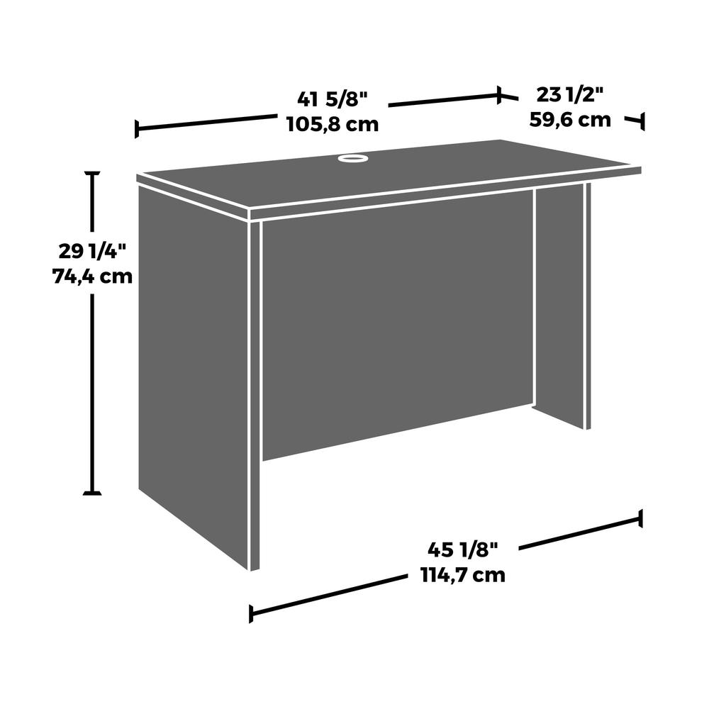 Affirm 72'' Bow Dek &42'' Return Ste Classic Cherry - Sauder