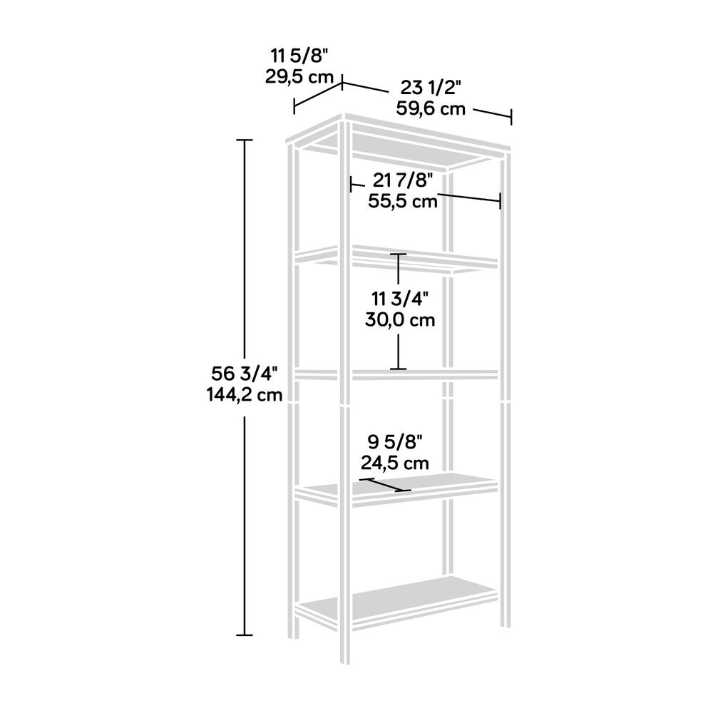 North Avenue Tall Bookcase Wh - Sauder