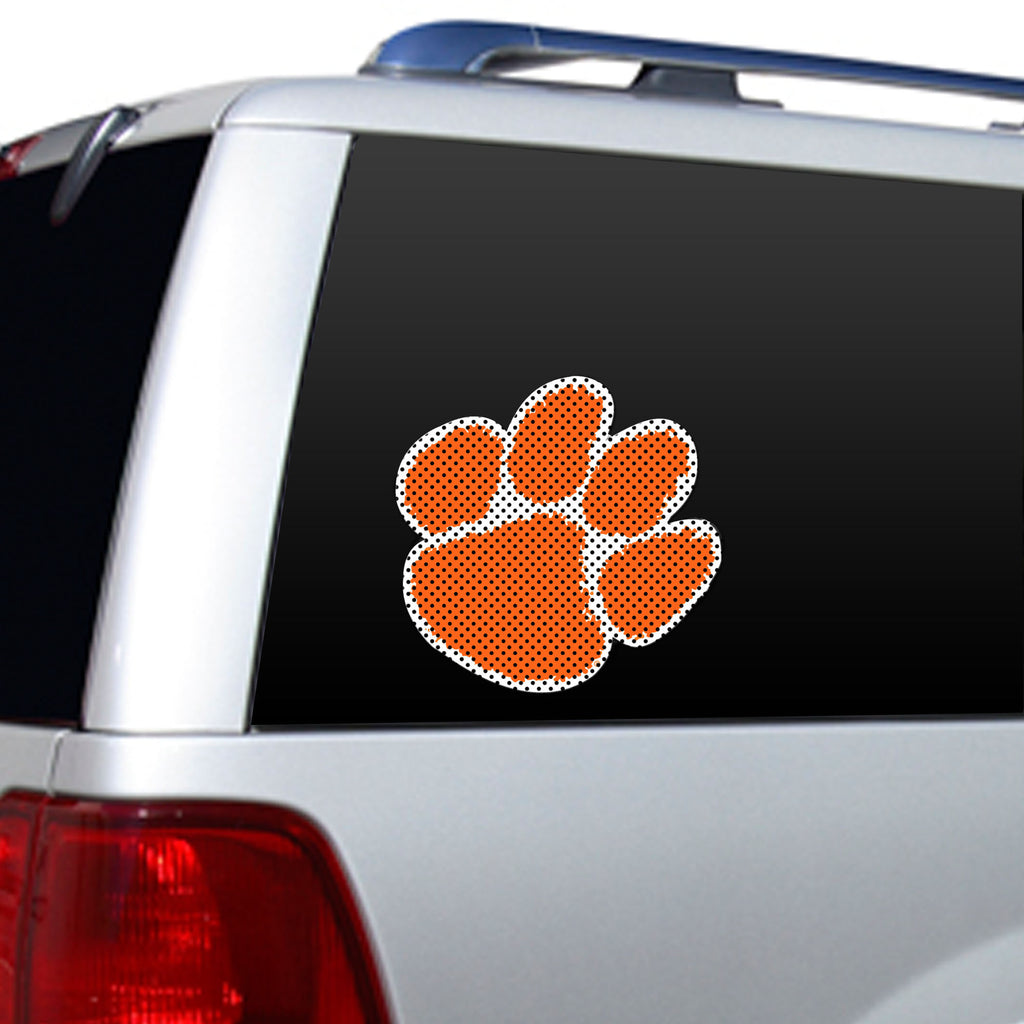 Clemson Tigers Window Film 12 Inch Die Cut -