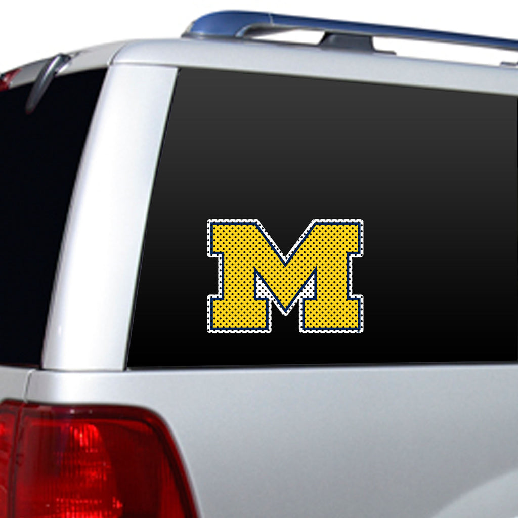 Michigan Wolverines Window Film 12 Inch Die Cut -
