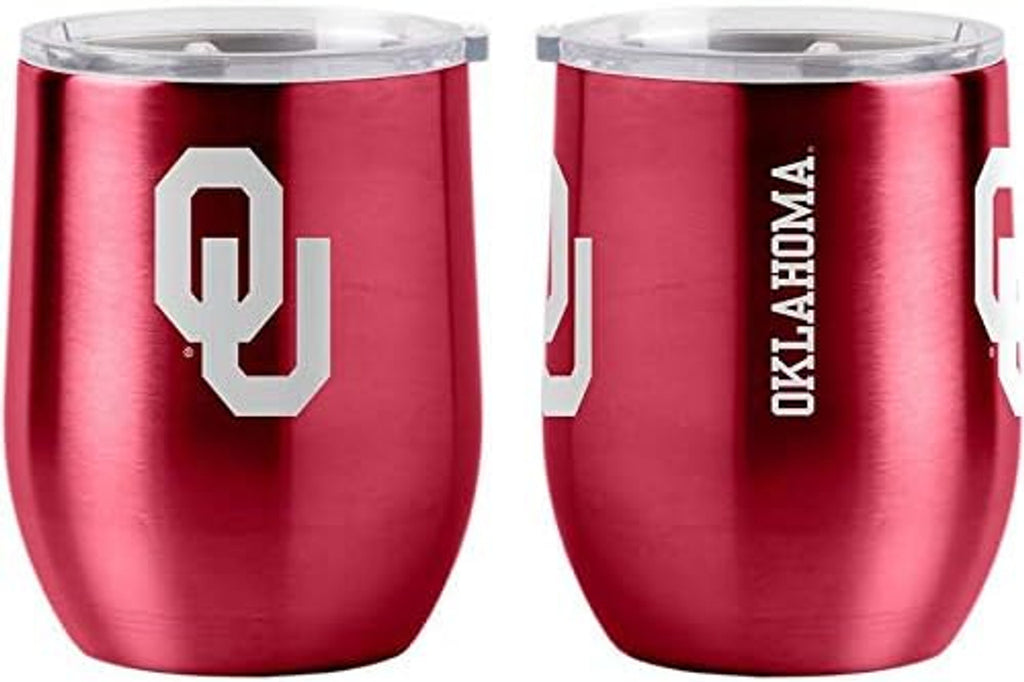 Oklahoma Sooners Travel Tumbler 16oz Ultra Curved Beverage Alternate - BOELTER