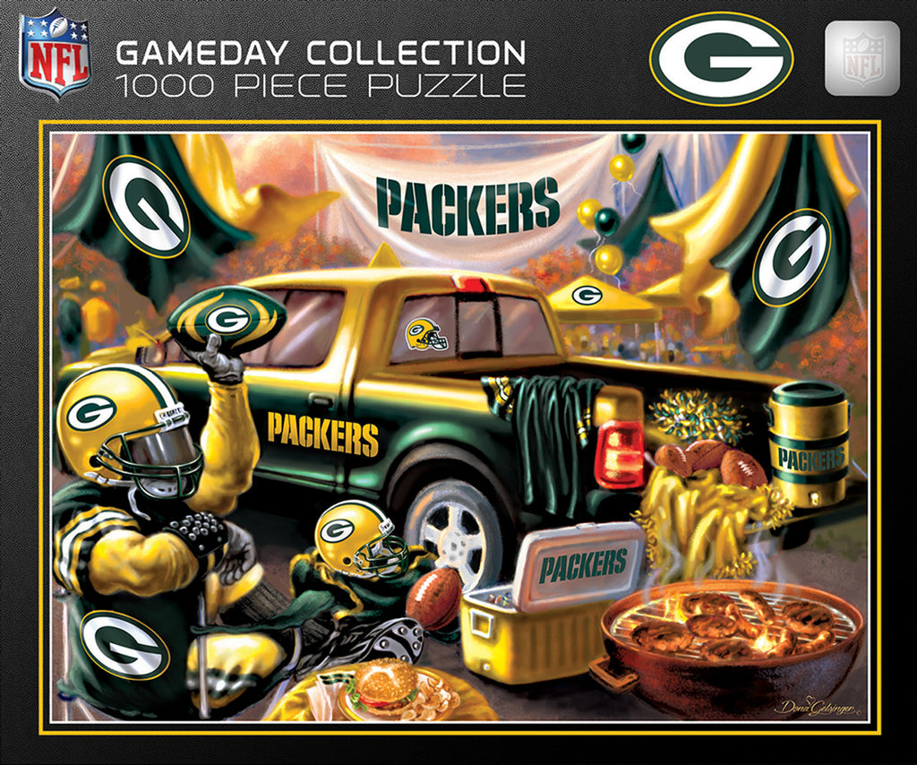 Green Bay Packers Puzzle 1000 Piece Gameday Design - Masterpieces Puzzle Company