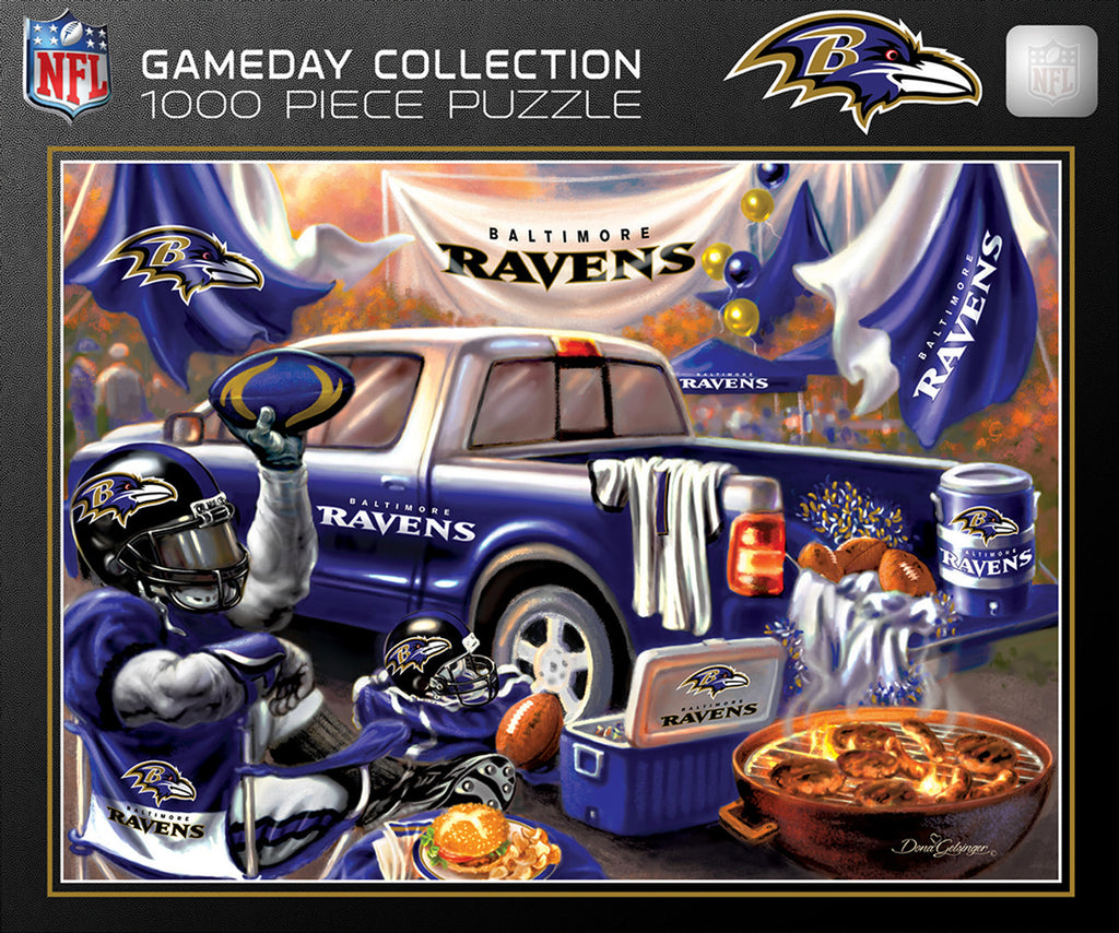 Baltimore Ravens Puzzle 1000 Piece Gameday Design - Masterpieces Puzzle Company