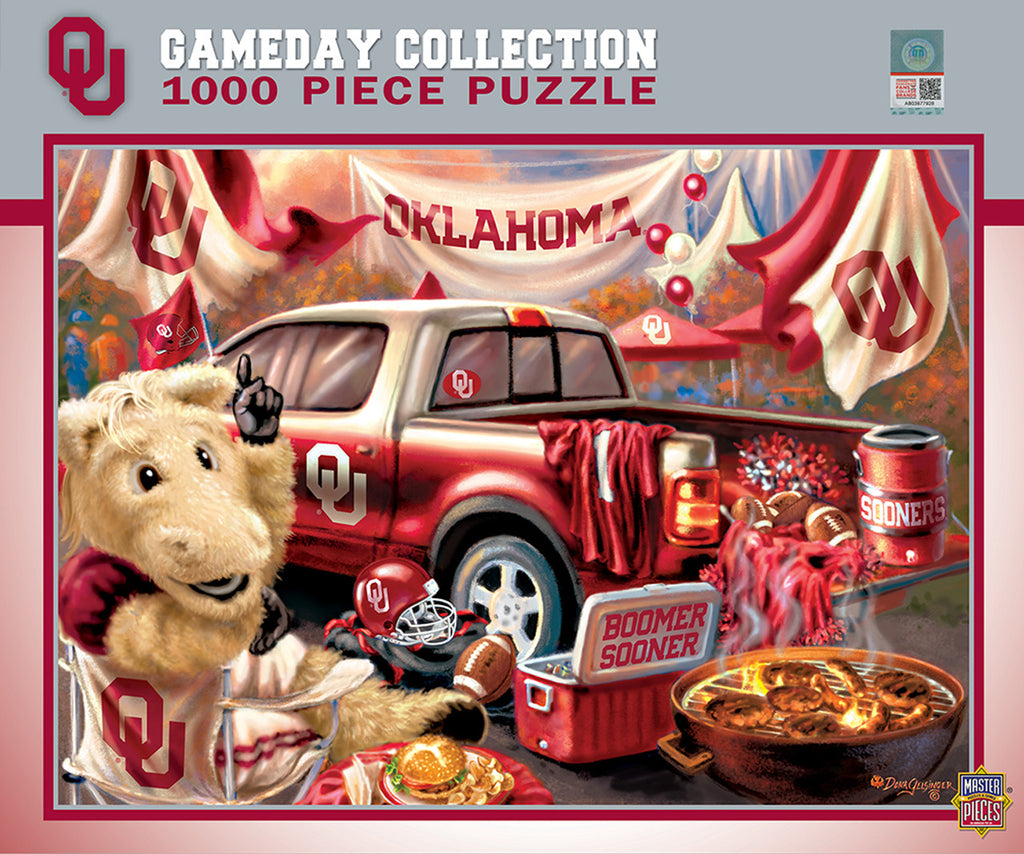 Oklahoma Sooners Puzzle 1000 Piece Gameday Design - Masterpieces Puzzle Company
