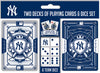 New York Yankees Playing Cards and Dice Set - Masterpieces Puzzle Company
