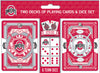 Ohio State Buckeyes Playing Cards and Dice Set - Masterpieces Puzzle Company