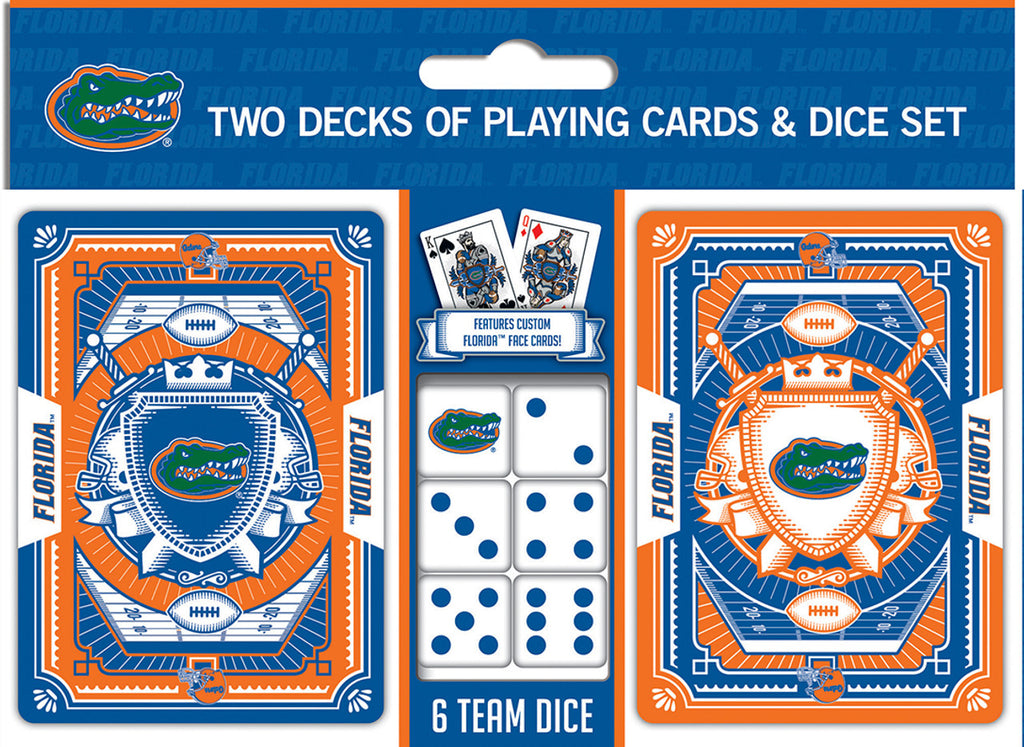 Florida Gators Playing Cards and Dice Set - Masterpieces Puzzle Company