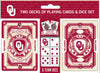 Oklahoma Sooners Playing Cards and Dice Set - Masterpieces Puzzle Company