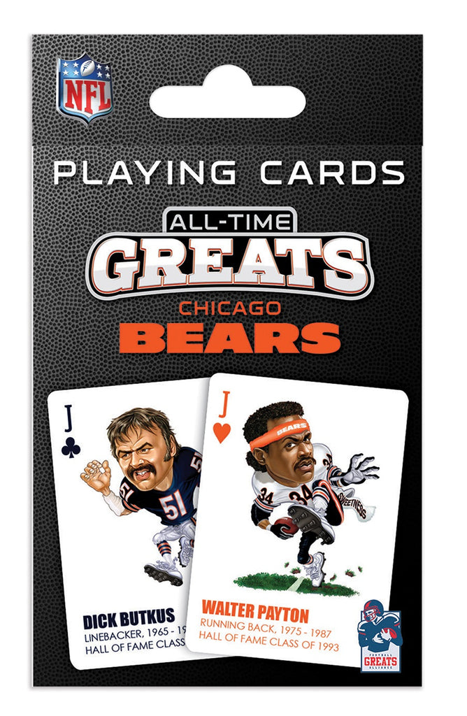 Chicago Bears Playing Cards All-Time Greats - Masterpieces Puzzle Company