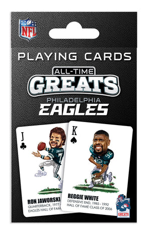 Philadelphia Eagles Playing Cards All-Time Greats - Masterpieces Puzzle Company
