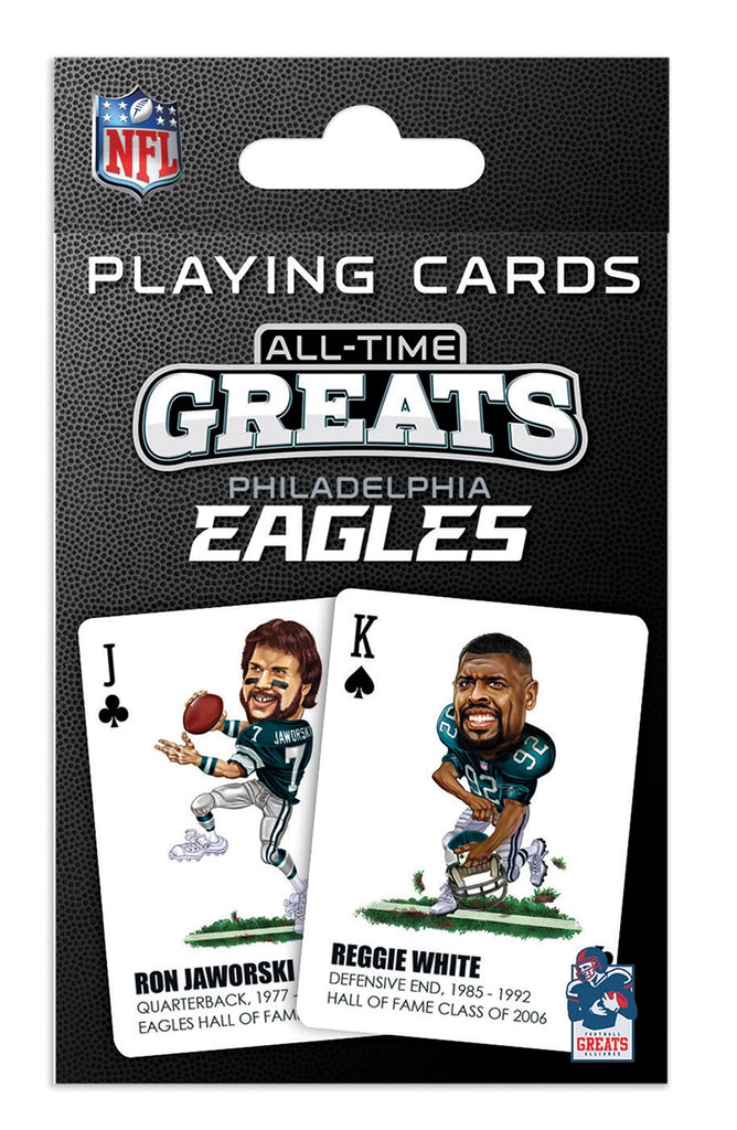 Philadelphia Eagles Playing Cards All-Time Greats - Masterpieces Puzzle Company