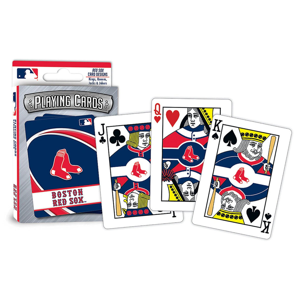 Boston Red Sox Playing Cards Logo - Masterpieces Puzzle Company