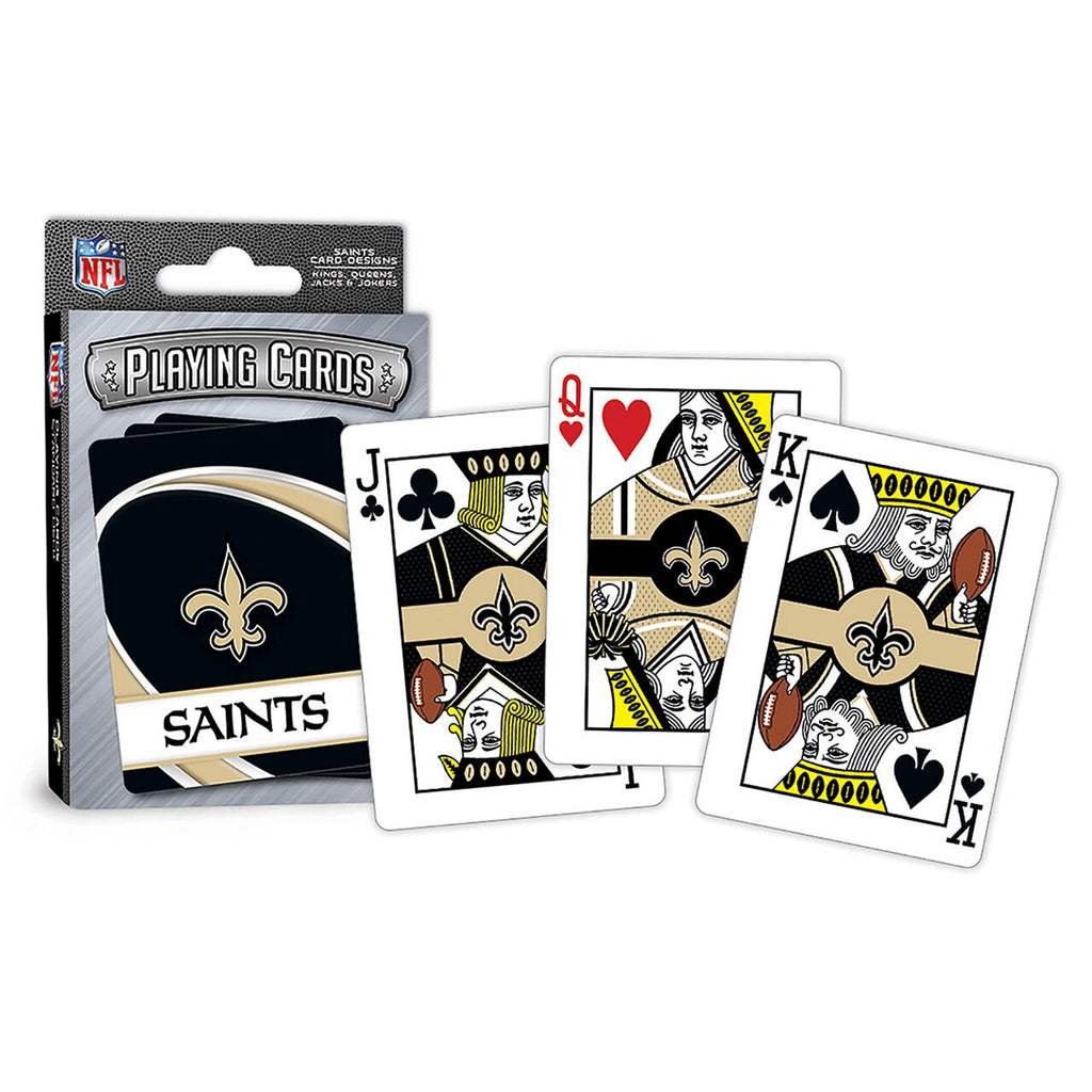 New Orleans Saints Playing Cards Logo - Masterpieces Puzzle Company