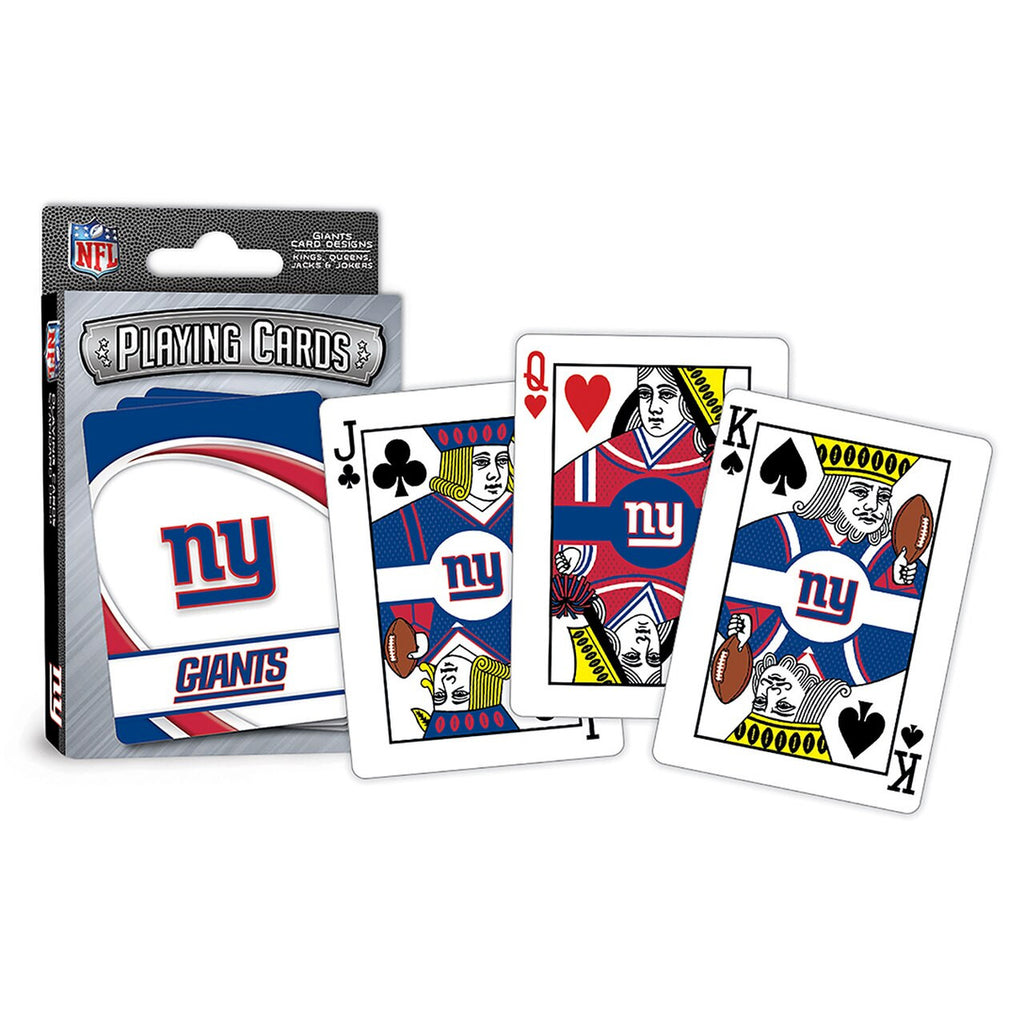 New York Giants Playing Cards Logo - Masterpieces Puzzle Company