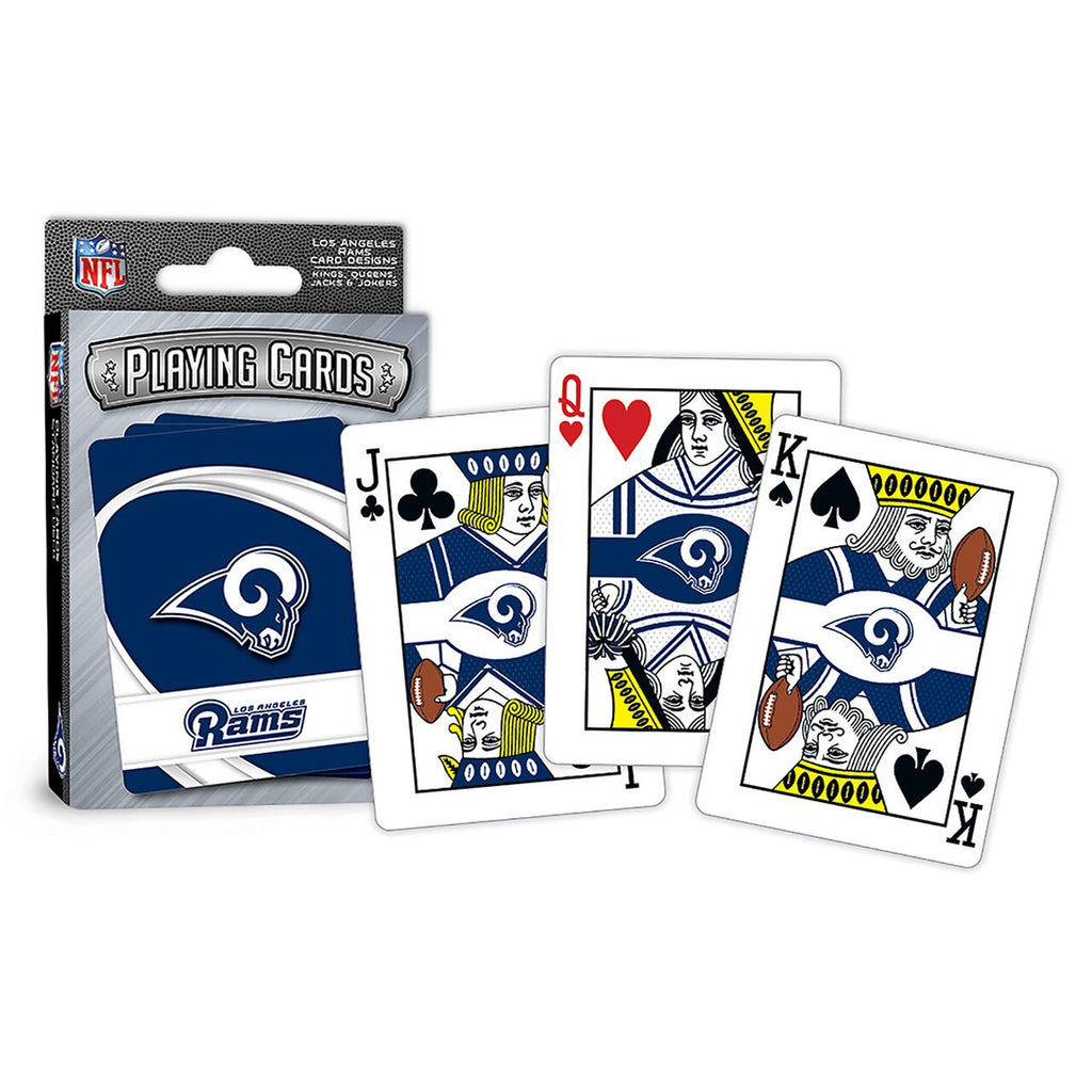 Los Angeles Rams Playing Cards Logo - Masterpieces Puzzle Company