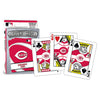Cincinnati Reds Playing Cards Logo - Masterpieces Puzzle Company