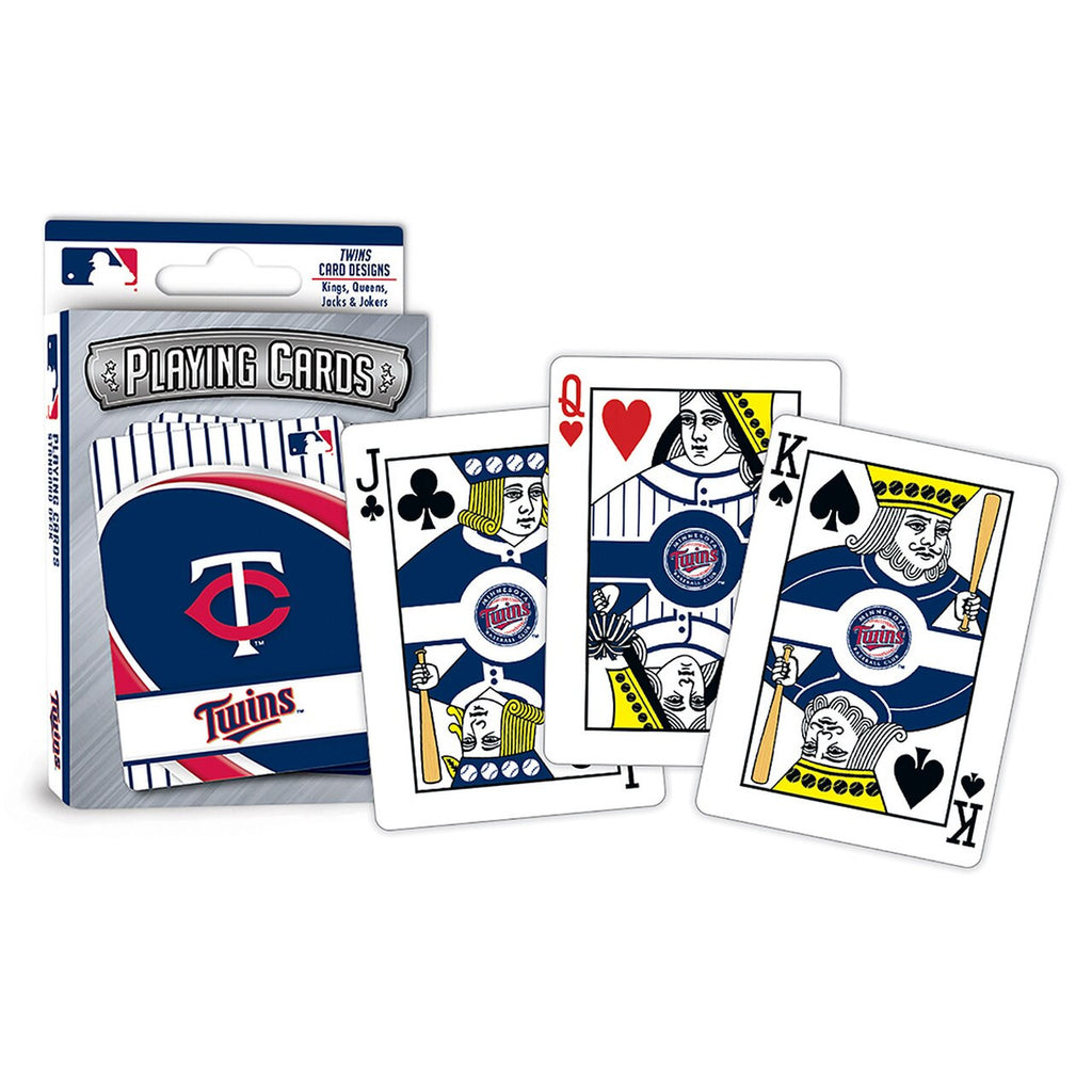 Minnesota Twins Playing Cards Logo - Masterpieces Puzzle Company