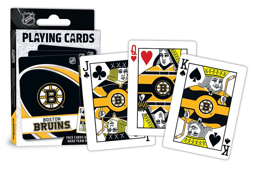 Boston Bruins Playing Cards Logo - Masterpieces Puzzle Company