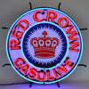 Gas - Red Crown Gasoline Neon Sign