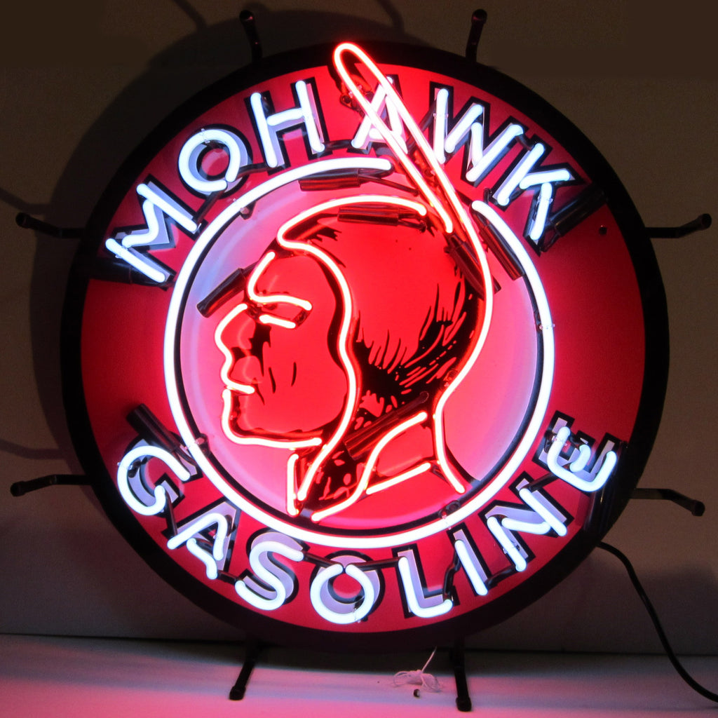 Gas - Mohawk Gasoline Neon Sign