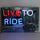 Junior Live To Ride Neon Sign