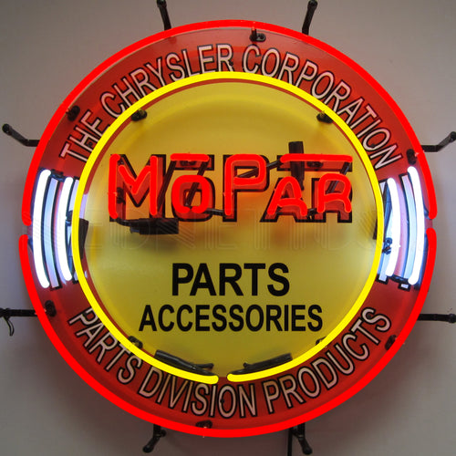 Mopar Circle Neon Sign