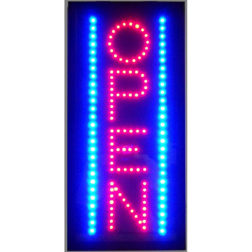 Open Vertical Led Sign
