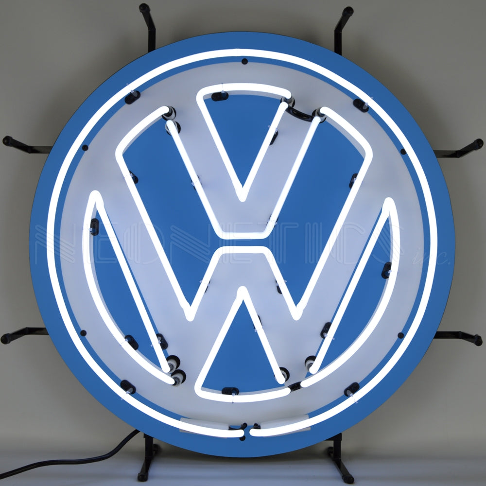 Volkswagen Vw Round Neon Sign