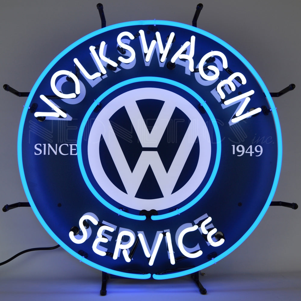 Volkswagen Service Neon Sign