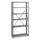 Commercial Steel Shelving Unit, Six-Shelf, 36w x 12d x 75h, Dark Gray - Safco