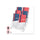 6-Compartment DocuHolder, Leaflet Size, 9.63w x 6.25d x 12.63h, Clear - deflecto