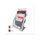 3-Tier Literature Holder, Leaflet Size, 11.25w x 6.94d x 13.31h, Silver - deflecto