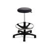 Extended-Height Lab Stool, Backless, Supports Up to 250 lb, 22'' to 32'' Seat Height, Black - Safco