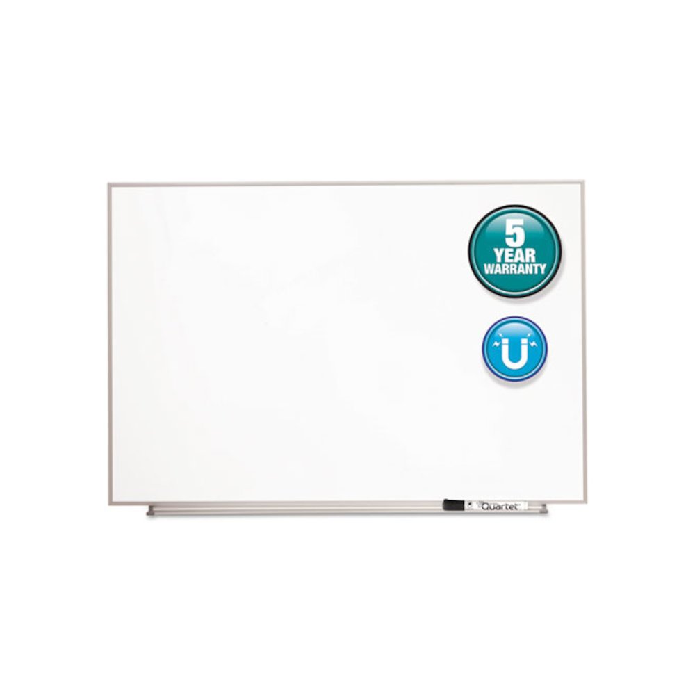 Matrix Magnetic Boards, 23'' x 16'', White Surface, Satin Aluminum Frame - Quartet