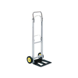 HideAway Aluminum Hand Truck, 250 lb Capacity, 15.5 x 16.5 x 43.5, Aluminum - Safco