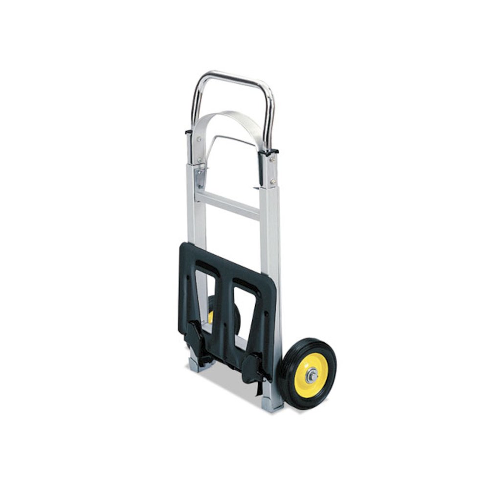 HideAway Aluminum Hand Truck, 250 lb Capacity, 15.5 x 16.5 x 43.5, Aluminum - Safco